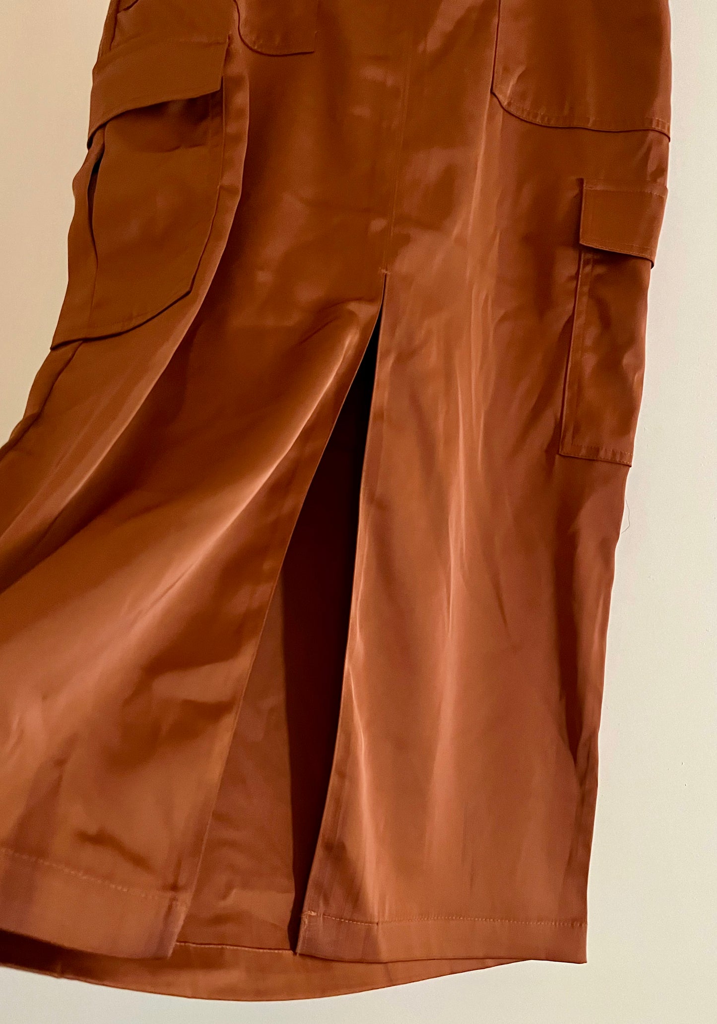 Falda Marron Larga